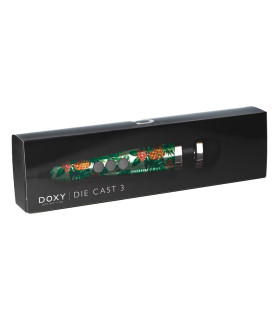 Вібромасажер DOXY Number 3 Pineapple, зелений - No Taboo