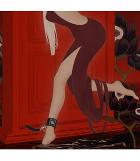 Фіксатори на двері UPKO Constraints Door Anchors Ankle Restraints для фіксації ніг, чорного кольору - No Taboo