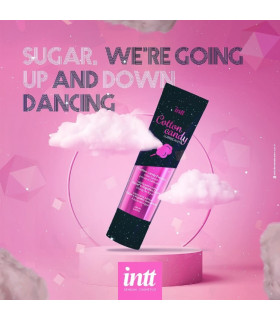 Лубрикант Intt Cotton Candy, 100 мл, на водной основе со вкусом сладкой ваты - No Taboo