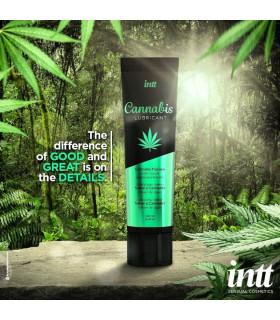 Лубрикант Intt Cannabis, 100 мл, на водной основе - No Taboo
