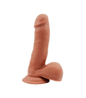 Фаллоимитатор реалистичный на присоске Сhisa Fornicator бежевый, 19 х 4 см - No Taboo