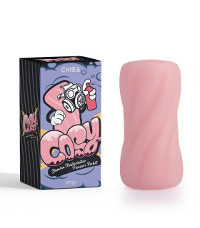 Мастурбатор нереалістичний Chisa COSY Stamina, рожевий, 8 х 4 см - No Taboo