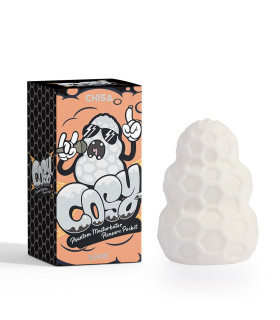 Мастурбатор нереалістичний Chisa COSY Phantom рельєфний, білий, 7.8 х 5.5 см - No Taboo