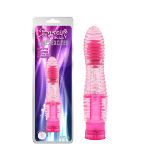 Вібратор рельєфний Chisa Jellie Lines рожевий, 16.2 х 3 см - No Taboo