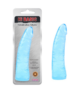 Фаллоимтатор реалистичный Chisa Teaser Jelly Dildo голубой, 18.6 х 4 см - No Taboo