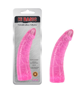 Фалоімтатор реалістичний Chisa Teaser Jelly Dildo рожевий, 18.6 х 4 см - No Taboo