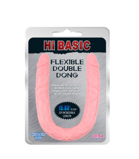 Фалоімітатор двосторонній реалістичний Chisa бежевий, 51 х 3.5 см - No Taboo