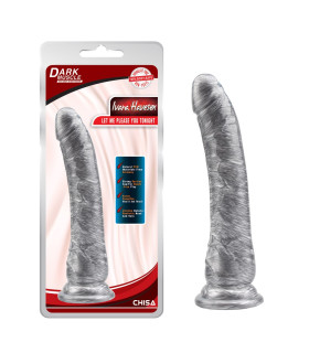 Фалоимитатор реалистичный, на присоске Chisa Dark muscle серебристый, 21.5 х 3.5 см - No Taboo