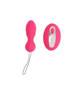 Виброяйцо с пультом дистанционного управления M-Mello Chisa, розовое, 10 х 3.4 см - No Taboo