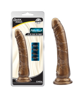 Фалоимитатор реалистичный, на присоске Chisa Dark muscle золотистый, 21.5 х 3.5 см - No Taboo