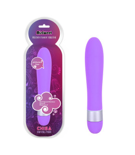 Вібратор нереалістичний фіолетовий, 17 х 3.2 см - No Taboo