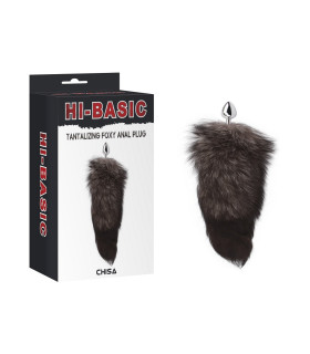 Анальна пробка із хвостом Chisa Tantalizing Foxy, 47 х 2.8 см - No Taboo