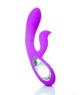 Вібратор-кролик Daro силіконовий, фіолетовий - No Taboo