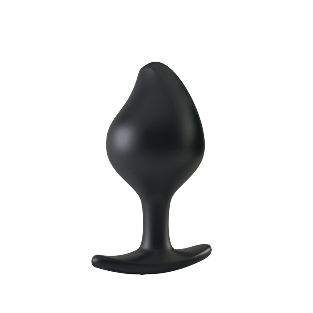 Анальная пробка для электростимуляции Mystim черная, 9.7 х 3.7 см (207812), zoom