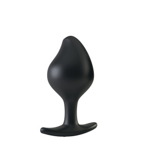 Анальная пробка для электростимуляции Mystim черная, 9.7 х 3.7 см - No Taboo