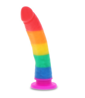 Фаллоимитатор реалистичный Unicorn Dancer на присоске, разноцветный, 17.5 х 3.5 см - No Taboo