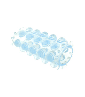 Насадка на пеніс Toy Joy, рельєфна, блакитна, 6.5 х 2 см - No Taboo