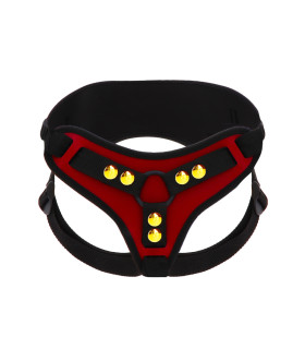 Трусики для страпона с кольцевым креплением Taboom красные - No Taboo