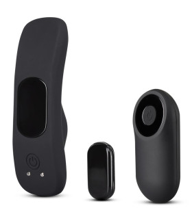 Вибратор в трусики Blush Temptasia с дистанционным пультом, черный, 9.5 х 3.1 см - No Taboo