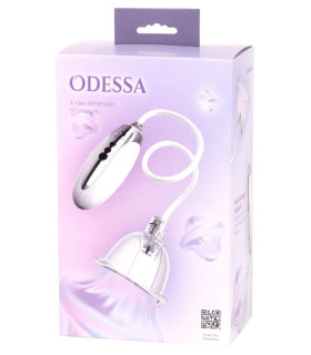 Вакуумная помпа с вибрацией женская Seven Creations Odessa прозрачная - No Taboo