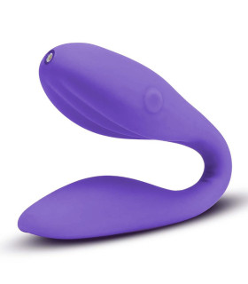 Вибратор для пар универсальный Blush Wellness Duo фиолетовый, 16.5 х 4.4 см - No Taboo