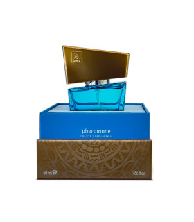 Духи мужские с феромонами HOT Shiatsu lightblue, 50 мл - No Taboo