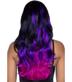 Парик средней длины Leg Avenue черно-фиолетовый - No Taboo