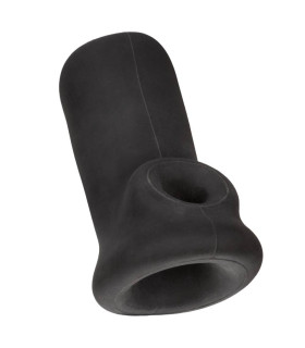 Насадка на член COLT Slammer із кріпленням на мошонці, чорна, 10.7 х 5 см - No Taboo