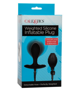 Анальная пробка с накачкой CalExotics черная, 7.5 х 3.2 см - No Taboo