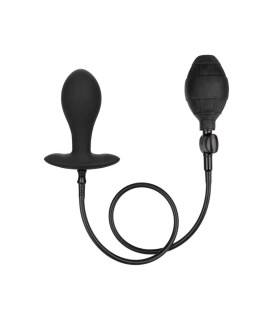 Анальна пробка з накачуванням, з обтяженням CalExotics чорна, 8.3 х 3.8 см - No Taboo