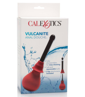 Анальний душ із змінною насадкою CalExotics червоно-чорний, 7.5 х 0.7 см - No Taboo