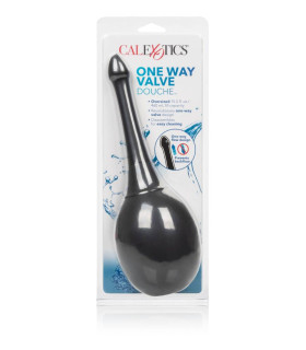 Анальний душ One Way Valve CalExotics чорний, 29.7 х 2.5 см - No Taboo