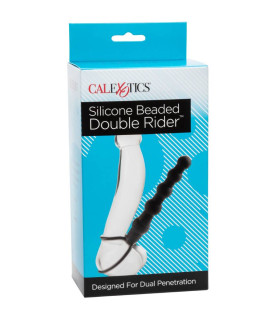 Насадка на член для подвійного проникнення CalExotics чорна, 14 х 2.5 см - No Taboo