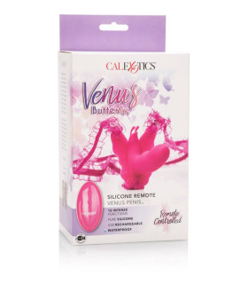 Вібратор-метелик вагінальний з дистанційним пультом CalExotics рожевий, 8.2 х 3.2 см - No Taboo