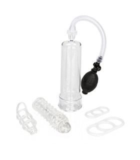 Набор секс-игрушек для мужчин CalExotics вакуумная помпа, насадки на пенис - No Taboo