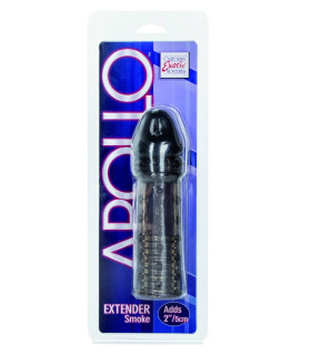 Насадка на член рельєфна, що подовжує CalExotics сіра, 16.3 х 3.7 см - No Taboo