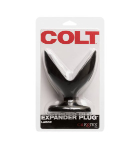 Анальная пробка-лотос, L, COLT черная, 12.7 х 6.2 см - No Taboo