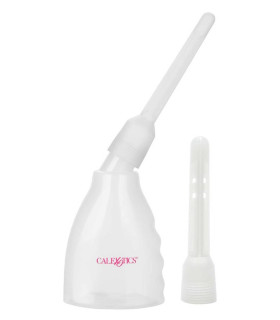 Анальний душ California Exotic з двома насадками, прозорий, 9 х 1.2 см - No Taboo