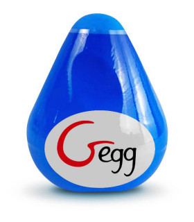 Мастурбатор нереалистичный Gvibe Gegg, голубой, 6.5 х 5 см - No Taboo