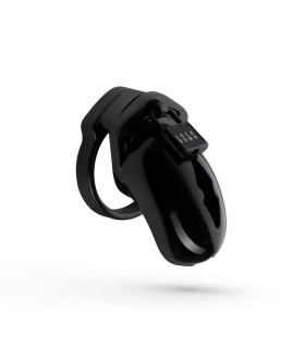 Мужской пояс верности из пластика Lockdown, маленького размера (6 см), черный - No Taboo