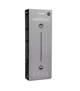 Распорка с манжетами Easytoys черная, 68.5 см - No Taboo