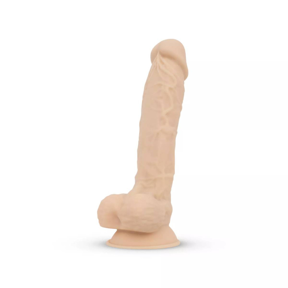 Фаллоимитатор реалистичный на присоске Ashton Real Fantasy бежевый, 21 х 4.5 см (214435), zoom