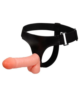 Страпон реалистичный на трусиках LyBaile, бежевый, 17.5 х 4.3 см - No Taboo