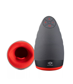 Мастурбатор хай-тек с подогревом OTOUCH Chiven2 в колбе, черный, 13.3 см - No Taboo