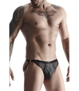 Мужские трусы джоки размер L, RFP Bri007, черные с сеточкой - No Taboo