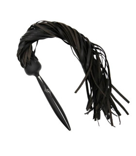 Флоггер со сменными насадками Lockink кожа, черный, 58 см - No Taboo