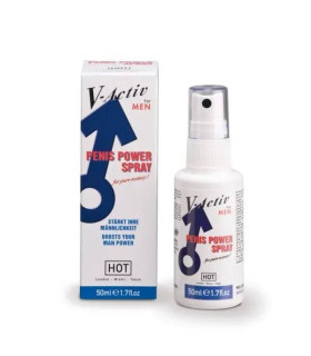 Возбуждающий спрей HOT V-Activ Penis Power Spray для мужчин, 50 мл - No Taboo