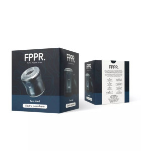 Мастурбатор нереалістичний з вібрацією FPPR у колбі, чорний, 10 х 6 см - No Taboo