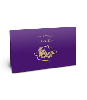 Маска ажурна з відкритими очима Rianne S Soiree чорна - No Taboo