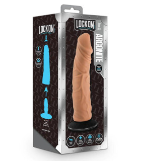 Фаллоимитатор реалистичный с Vac-U-Lock и присоской Blush коричневый, 19 х 5 см - No Taboo